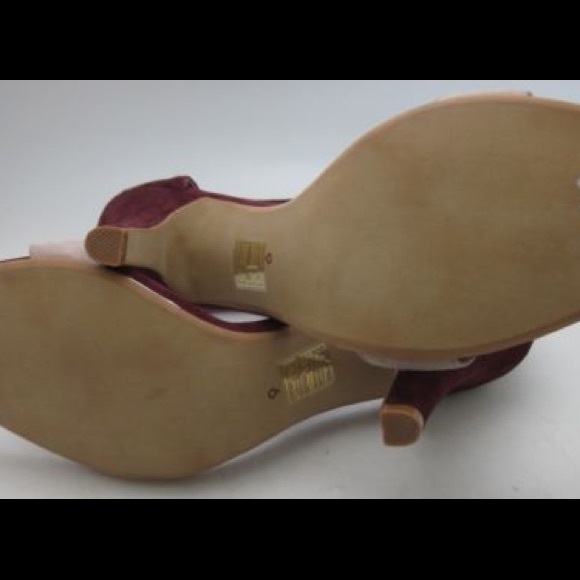 SOLD!!! Jeffrey Campbell Burgundy Blush Suede - Picture 5 of 5